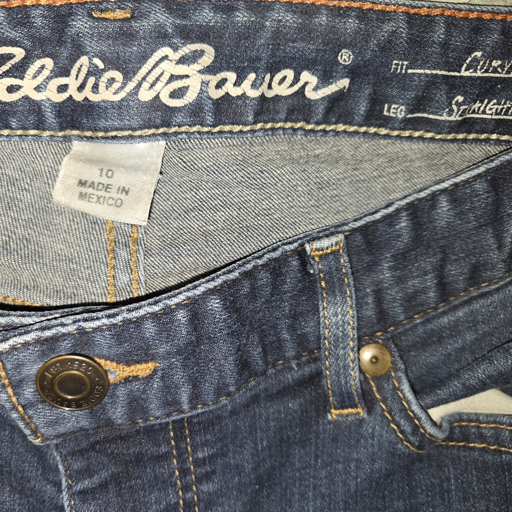Eddie Bauer Women's Indigo Straight Leg Jeans
